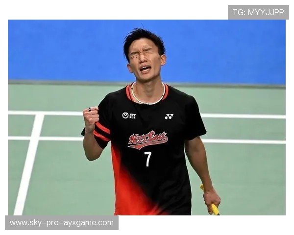 桃田贤斗网前轻推造成对手失误